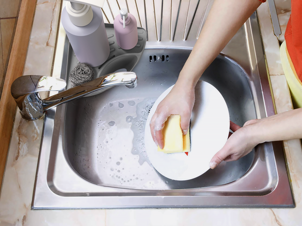 Изображение товара Подставка для моющего средства и губок Berossi Krita / ИК 62565000 (дымчато-серый)