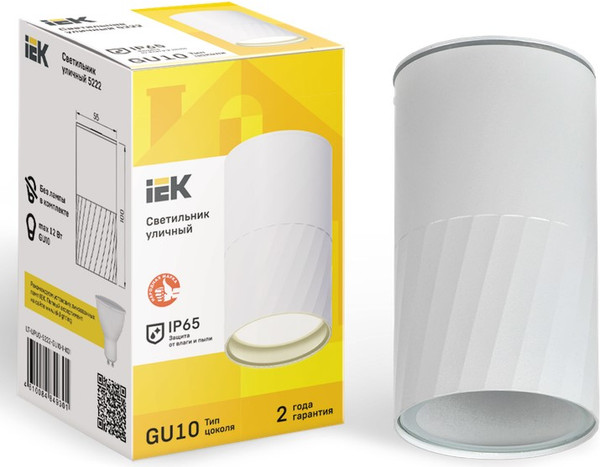 Изображение товара Светильник уличный IEK LT-UPU0-5222-GU10-1-K01