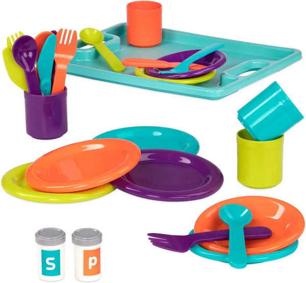Изображение товара Набор игрушечной посуды Battat Обеденный сервиз / B2584