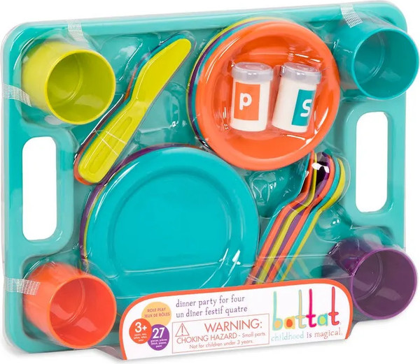 Изображение товара Набор игрушечной посуды Battat Обеденный сервиз / B2584