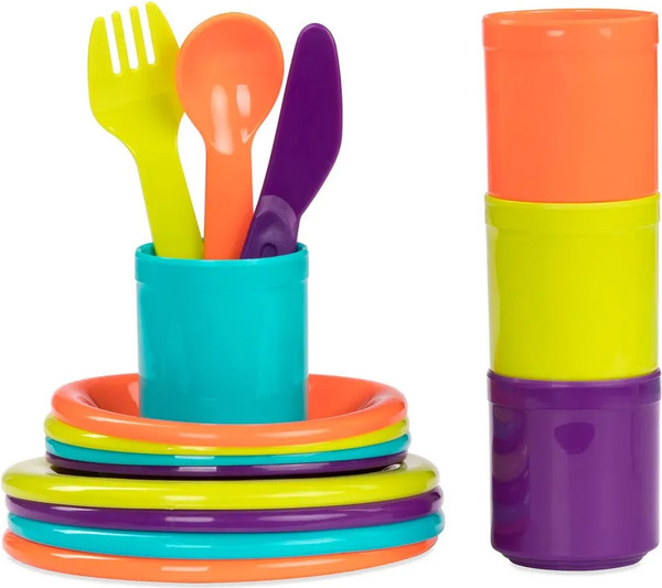 Изображение товара Набор игрушечной посуды Battat Обеденный сервиз / B2584