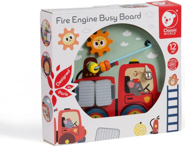 Изображение товара Бизиборд Classic World Пожарная машина CW20168