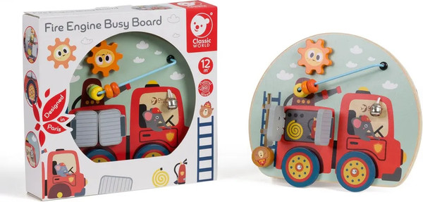 Изображение товара Бизиборд Classic World Пожарная машина CW20168
