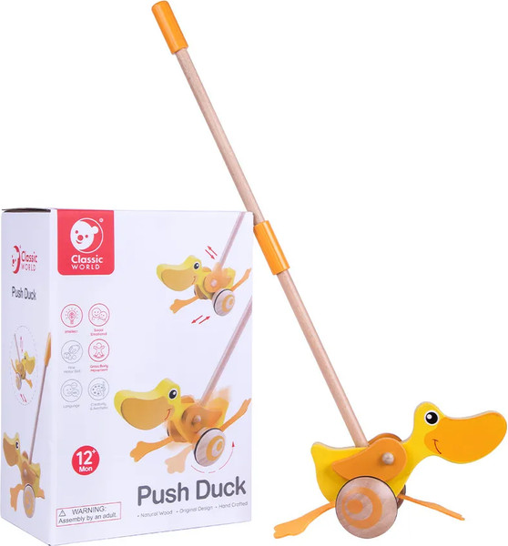 Изображение товара Игрушка-каталка Classic World Утенок CW33200