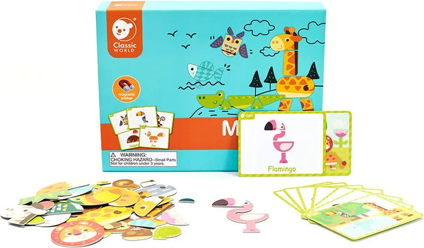 Изображение товара Развивающий игровой набор Classic World Книга игра Лес магнитная CW20025