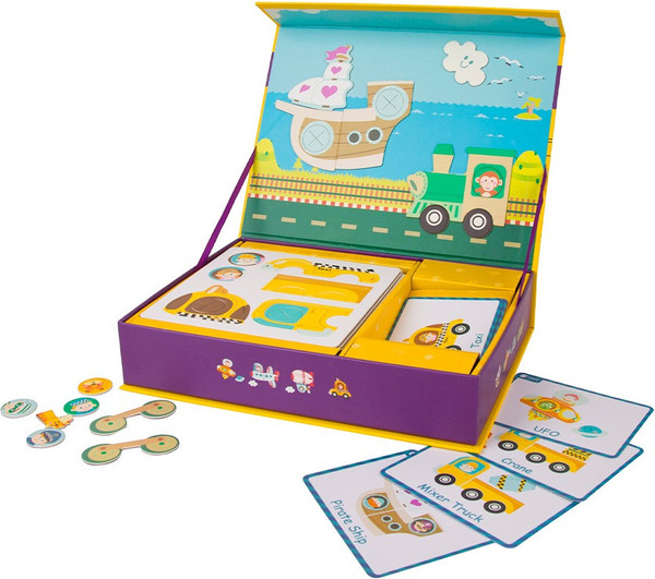 Изображение товара Развивающая игра Classic World Книга игра Транспорт магнитная CW20026