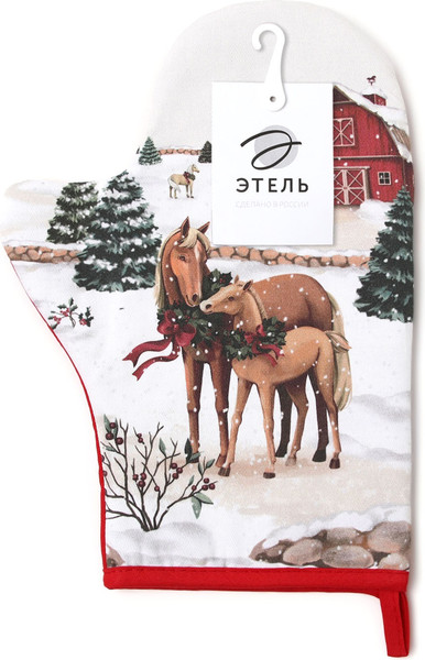 Изображение товара Рукавица-прихватка Этель Нorse family / 10366972