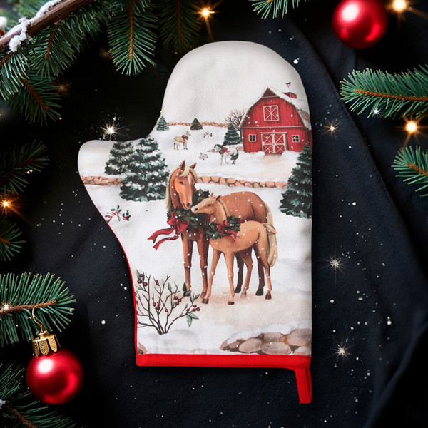 Изображение товара Рукавица-прихватка Этель Нorse family / 10366972