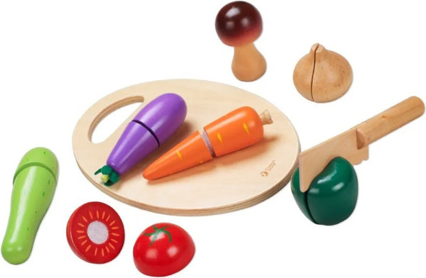 Изображение товара Набор игрушечных продуктов Classic World Нарезаем овощи CW28250