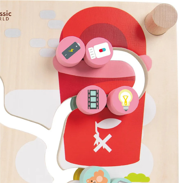 Изображение товара Развивающая игрушка Classic World Игра-лабиринт 2 в 1 Город CW40051