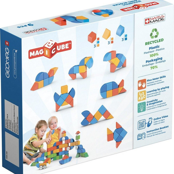 Изображение товара Развивающая игра Geomag Магнитные кубики 3 формы GM208