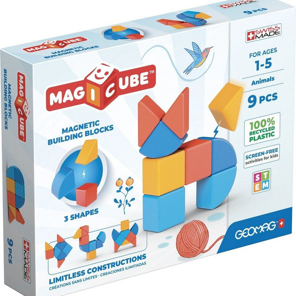 Изображение товара Развивающая игра Geomag Магнитные кубики 3 формы GM208