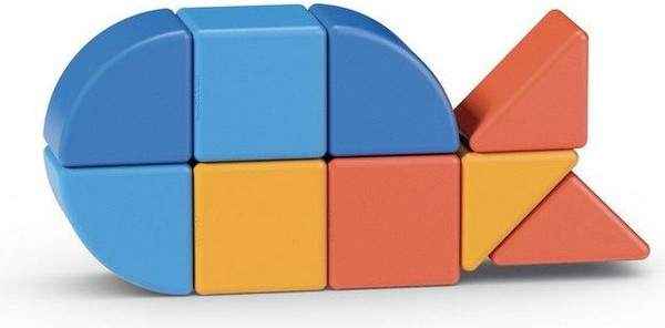 Изображение товара Развивающая игра Geomag Магнитные кубики 3 формы GM208