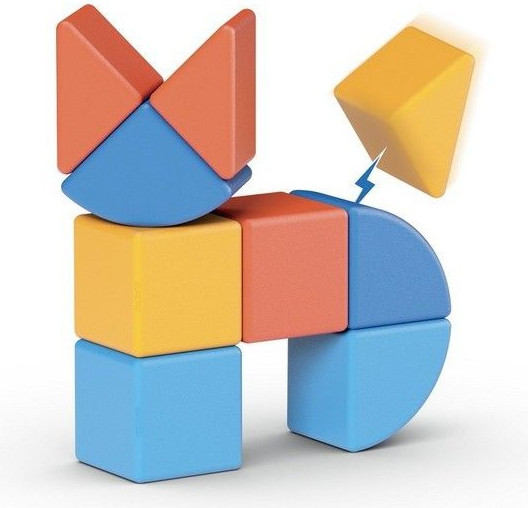 Изображение товара Развивающая игра Geomag Магнитные кубики 3 формы GM208