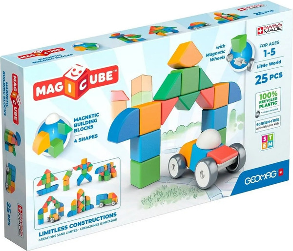 Изображение товара Развивающая игра Geomag Магнитные кубики 4 формы GM209