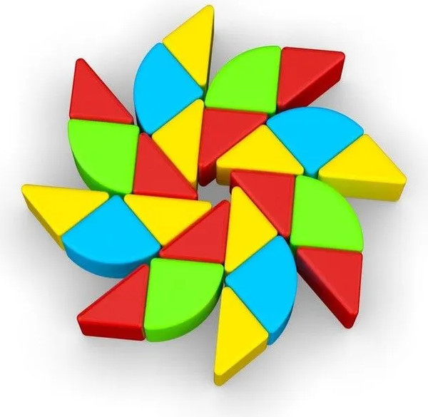 Изображение товара Развивающая игра Geomag Магнитные кубики GM044