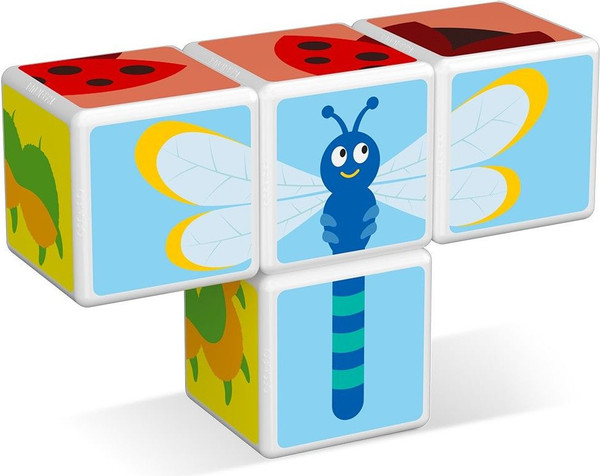 Изображение товара Развивающий игровой набор Geomag Магнитные кубики насекомые GM121