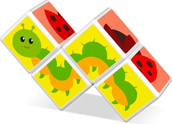 Изображение товара Развивающий игровой набор Geomag Магнитные кубики насекомые GM121