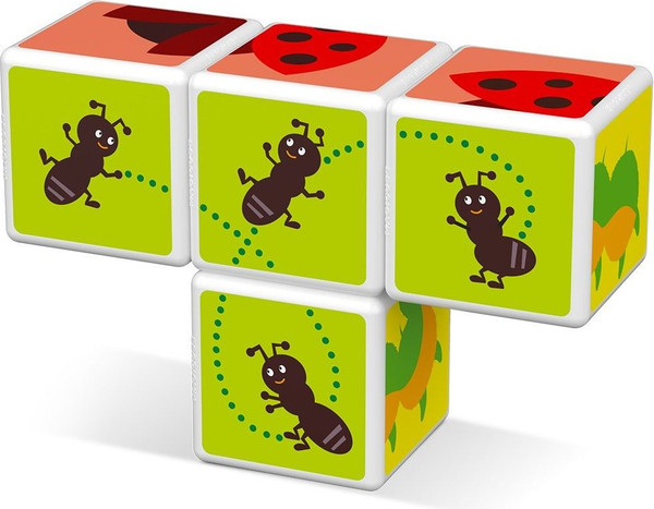 Изображение товара Развивающий игровой набор Geomag Магнитные кубики насекомые GM121