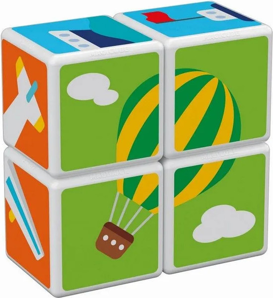 Изображение товара Развивающий игровой набор Geomag Магнитные кубики транспорт GM122