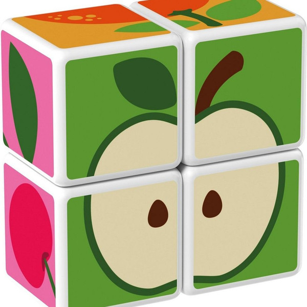 Изображение товара Развивающий игровой набор Geomag Магнитные кубики фрукты GM131