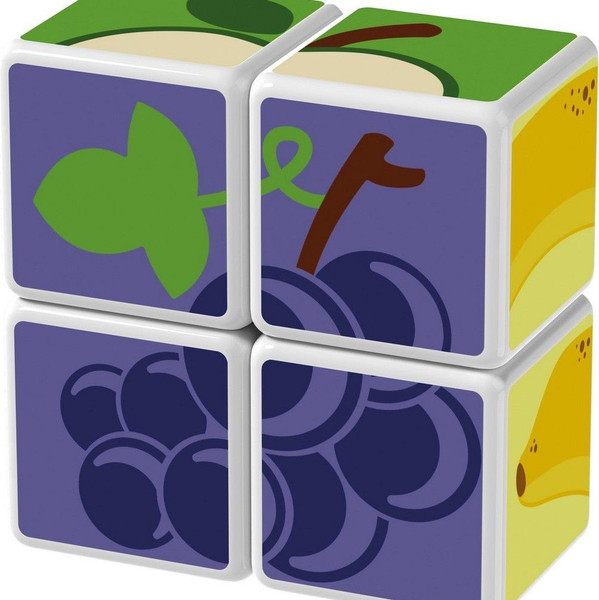 Изображение товара Развивающий игровой набор Geomag Магнитные кубики фрукты GM131