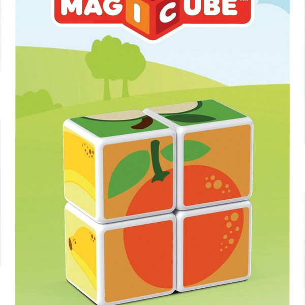 Изображение товара Развивающий игровой набор Geomag Магнитные кубики фрукты GM131