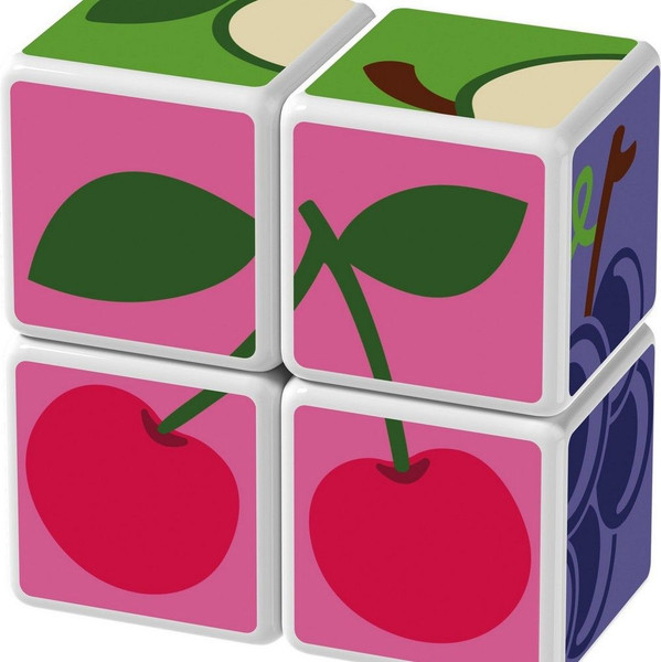 Изображение товара Развивающий игровой набор Geomag Магнитные кубики фрукты GM131
