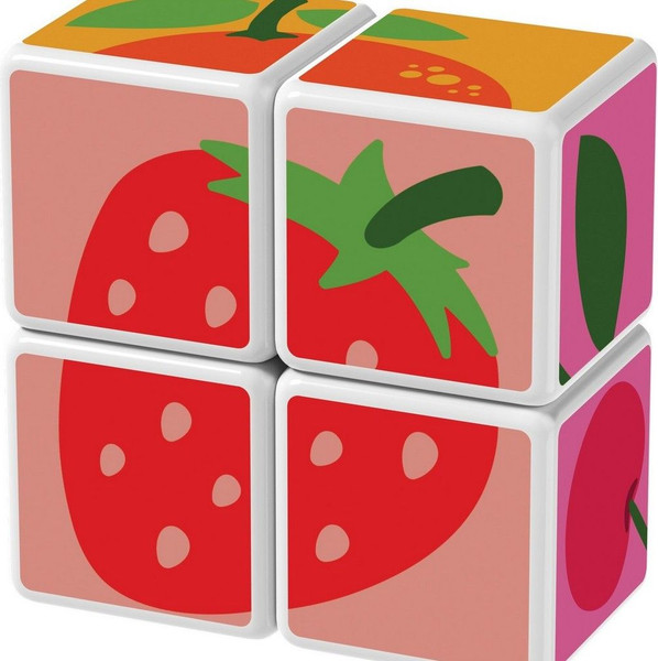 Изображение товара Развивающий игровой набор Geomag Магнитные кубики фрукты GM131