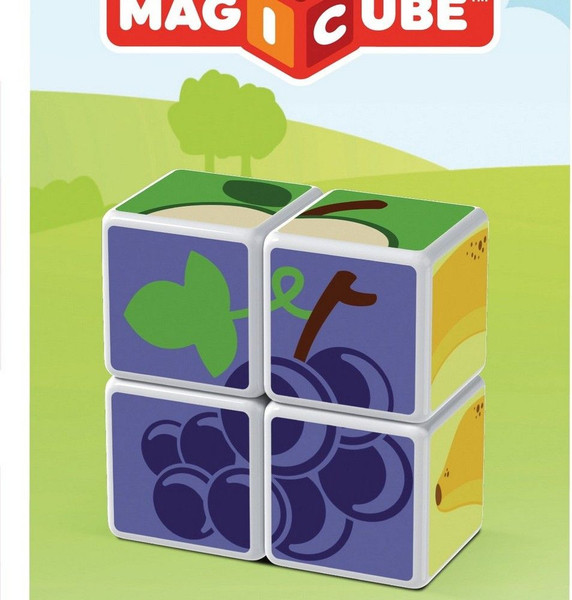 Изображение товара Развивающий игровой набор Geomag Магнитные кубики фрукты GM131