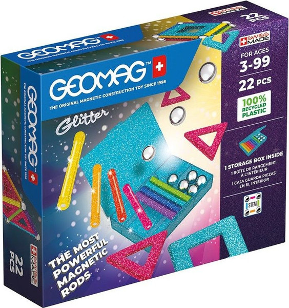 Изображение товара Конструктор магнитный Geomag Блестки GM534