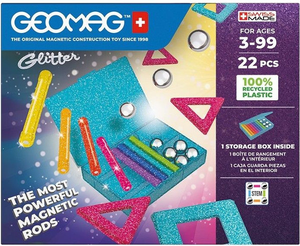 Изображение товара Конструктор магнитный Geomag Блестки GM534