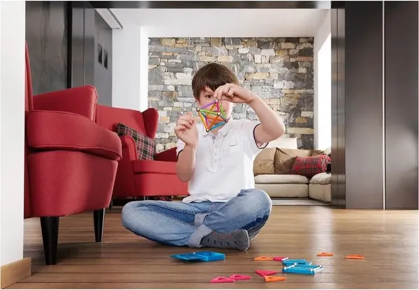 Изображение товара Конструктор магнитный Geomag Блестки GM535