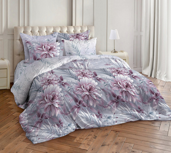 Изображение товара Комплект постельного белья Milanika Джулия Евро (поплин)