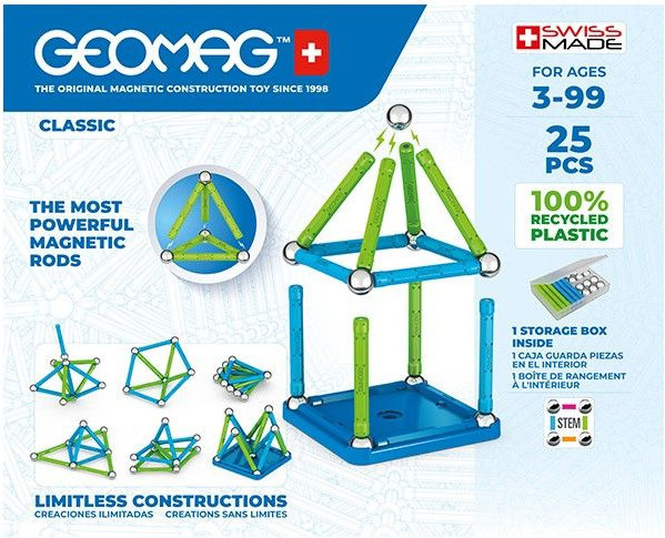 Изображение товара Конструктор магнитный Geomag Классик GM275