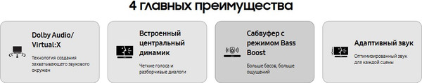 Изображение товара Звуковая панель (саундбар) Samsung HW-B650D/RU