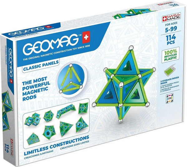 Изображение товара Конструктор магнитный Geomag Классик пластины GM473