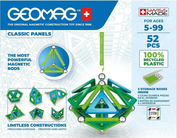 Изображение товара Конструктор магнитный Geomag Классик пластины GM471