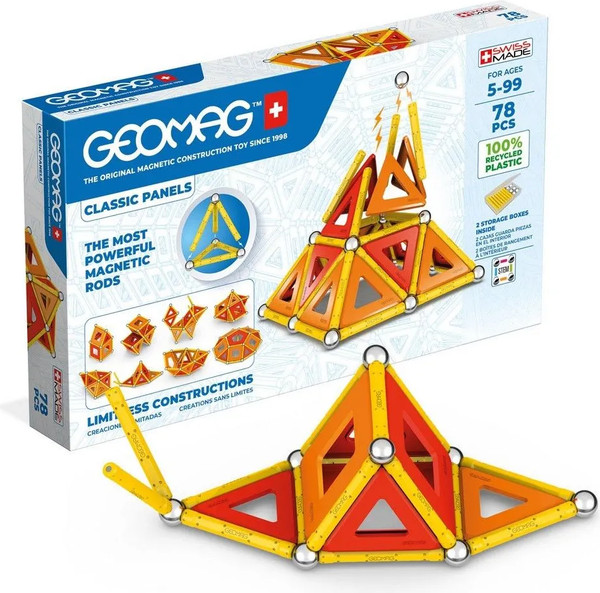 Изображение товара Конструктор магнитный Geomag Классик пластины GM472