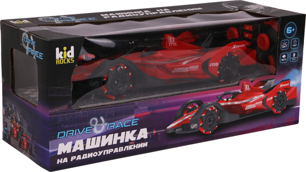 Изображение товара Радиоуправляемая игрушка Kid Rocks Болид Формулы 1 / RC0492 (красный)