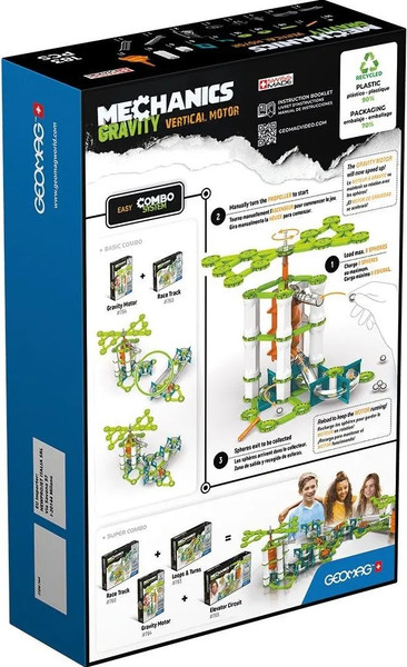 Изображение товара Конструктор кинетический Geomag Механика гравитация вертикальный двигатель GM764