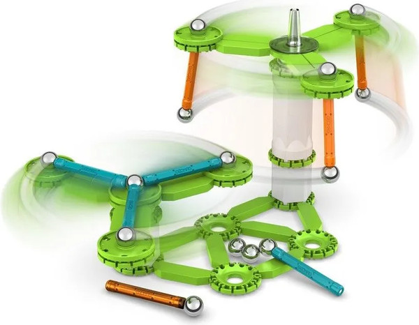 Изображение товара Конструктор магнитный Geomag Механика движение инерционные колеса GM756