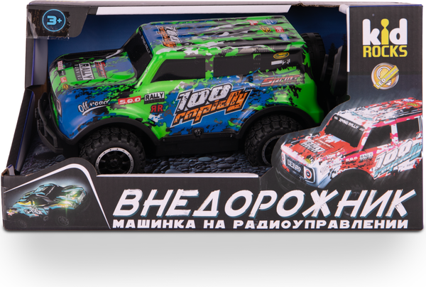 Изображение товара Радиоуправляемая игрушка Kid Rocks Внедорожник / RC1874 (зеленый)