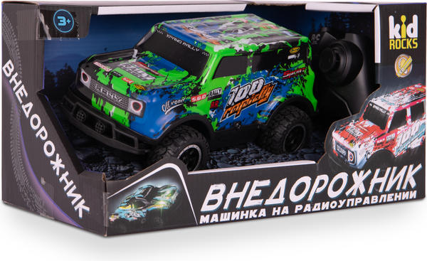 Изображение товара Радиоуправляемая игрушка Kid Rocks Внедорожник / RC1874 (зеленый)
