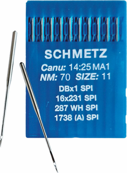 Изображение товара Набор игл для промышленной швейной машины Schmetz DBx1 70 SPI Sch-10 (10шт, для шелка)