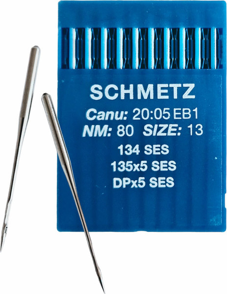 Изображение товара Набор игл для промышленной швейной машины Schmetz DPx5 80 SES Sch-10 (10шт, для трикотажа)