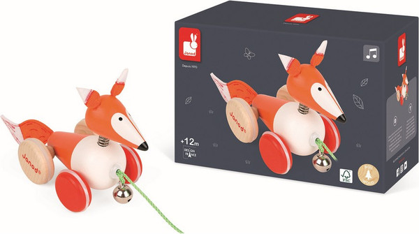 Изображение товара Игрушка-каталка Janod Лисичка J08191