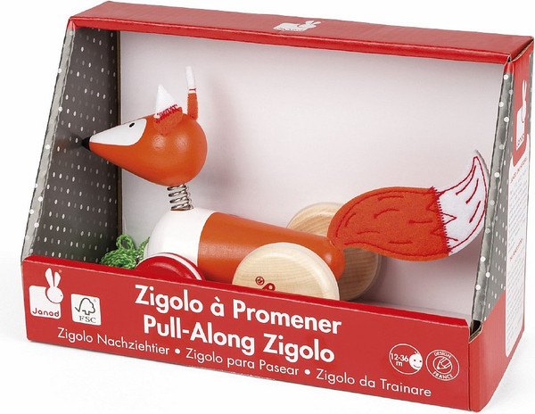 Изображение товара Игрушка-каталка Janod Лисичка J08191