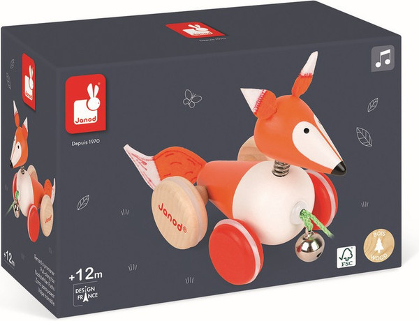 Изображение товара Игрушка-каталка Janod Лисичка J08191