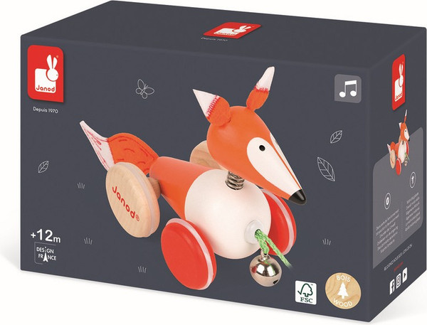 Изображение товара Игрушка-каталка Janod Лисичка J08191